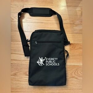 Public School Black Crossbody Bag for laptop